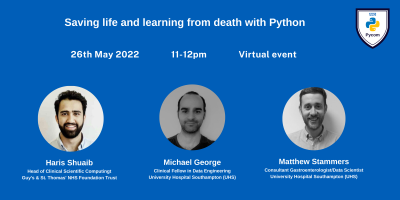 Poster Nhs Pycom Saving Life And Learning From Death With Python