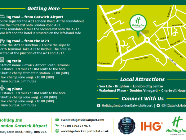 Holiday Inn Gatwick Airport Direction